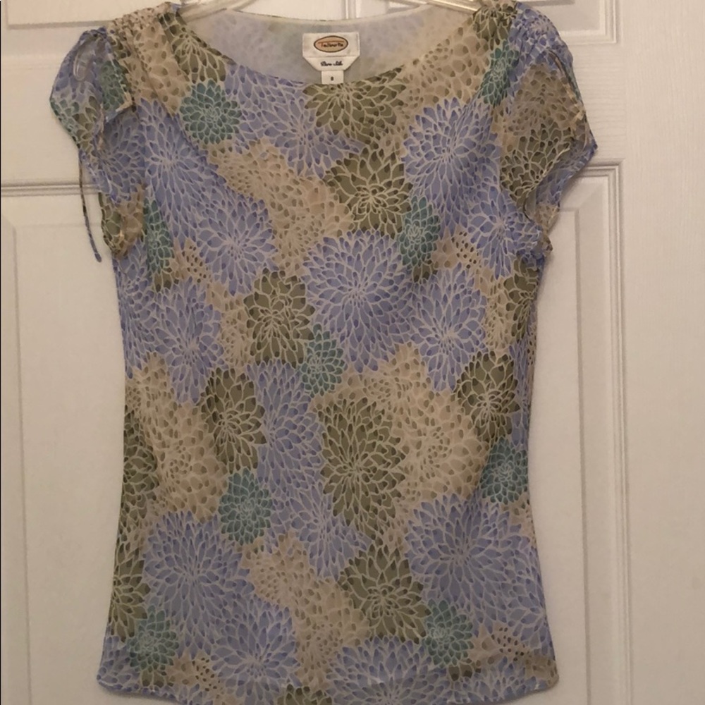 Talbots Silk Sleeveless Blouse